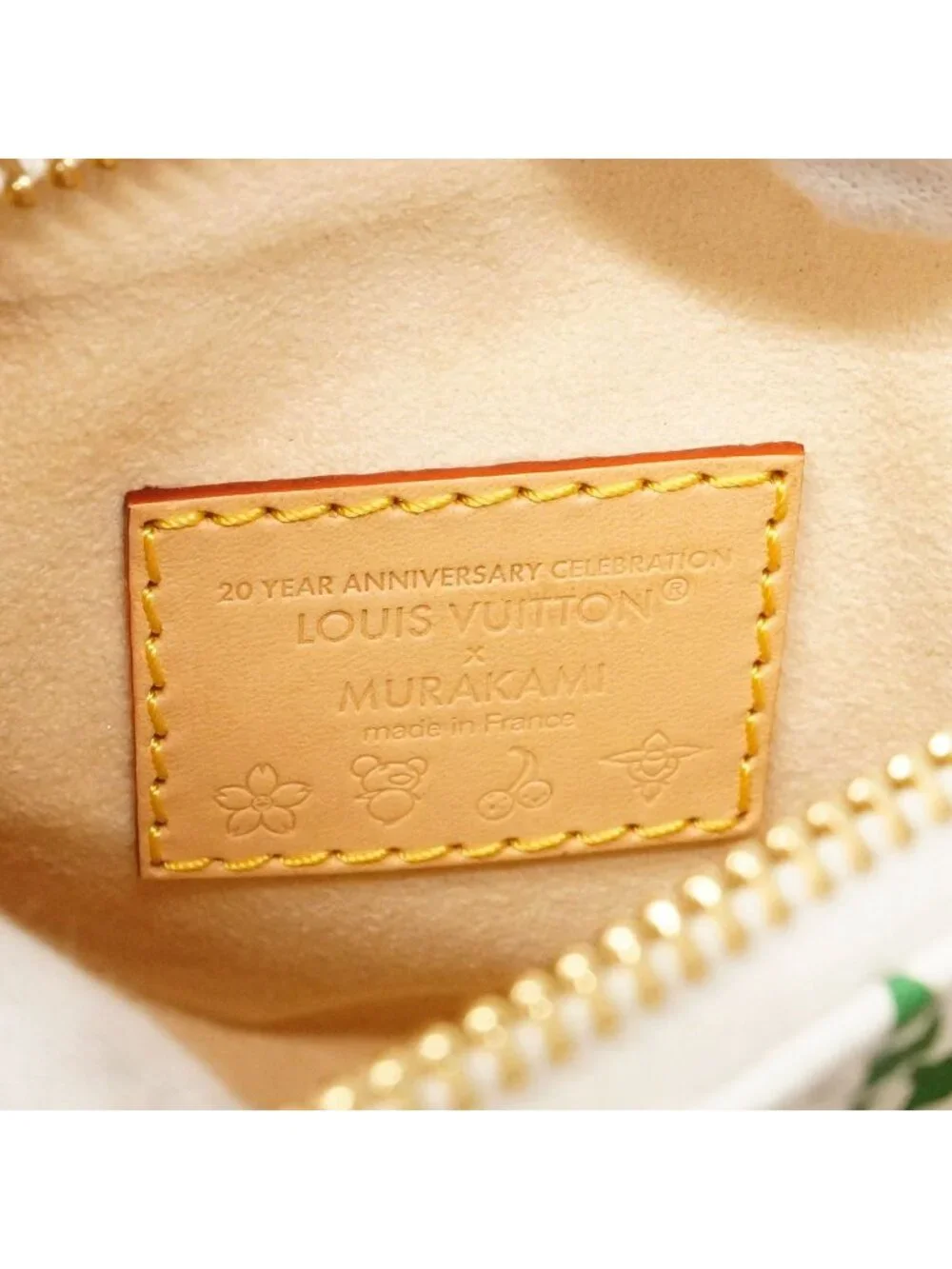 Louis Vuitton Handbag Monogram Multicolor Nano Speedy Blanc 2-Way
